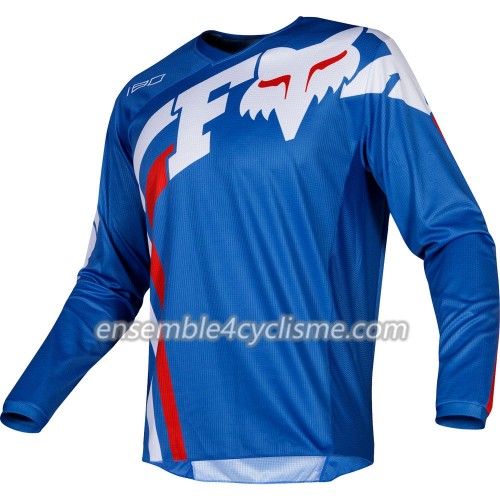 Maillot Motocross Fox Racing Manches Longues - Taille Jeunesse XL - Couleur Rose Et Noir
